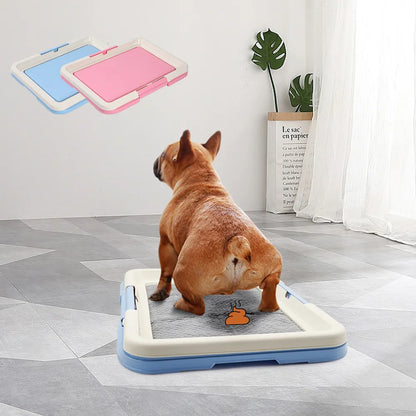 Portable Dog Training Toilet Indoor Dogs Potty Pet Toilet for Small Dogs Cats Cat Litter Box Puppy Pad Holder Tray Pet Supplies